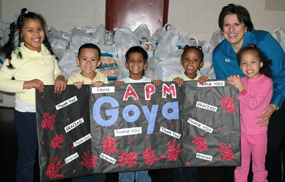 APM kids thank GOYA